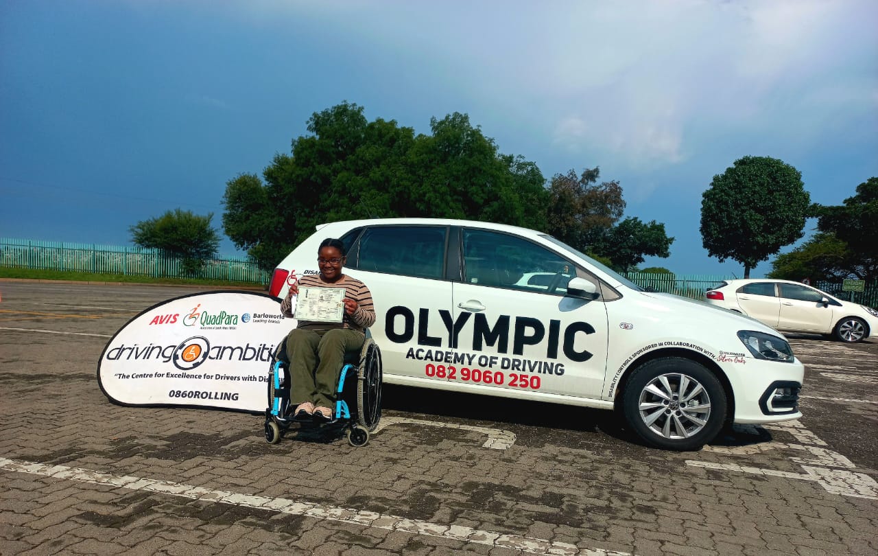 Simanga Masungulo Passed Drivers Licence Photo